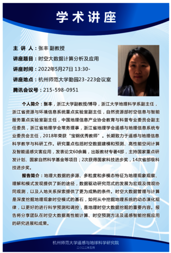 系列学术活动-张丰